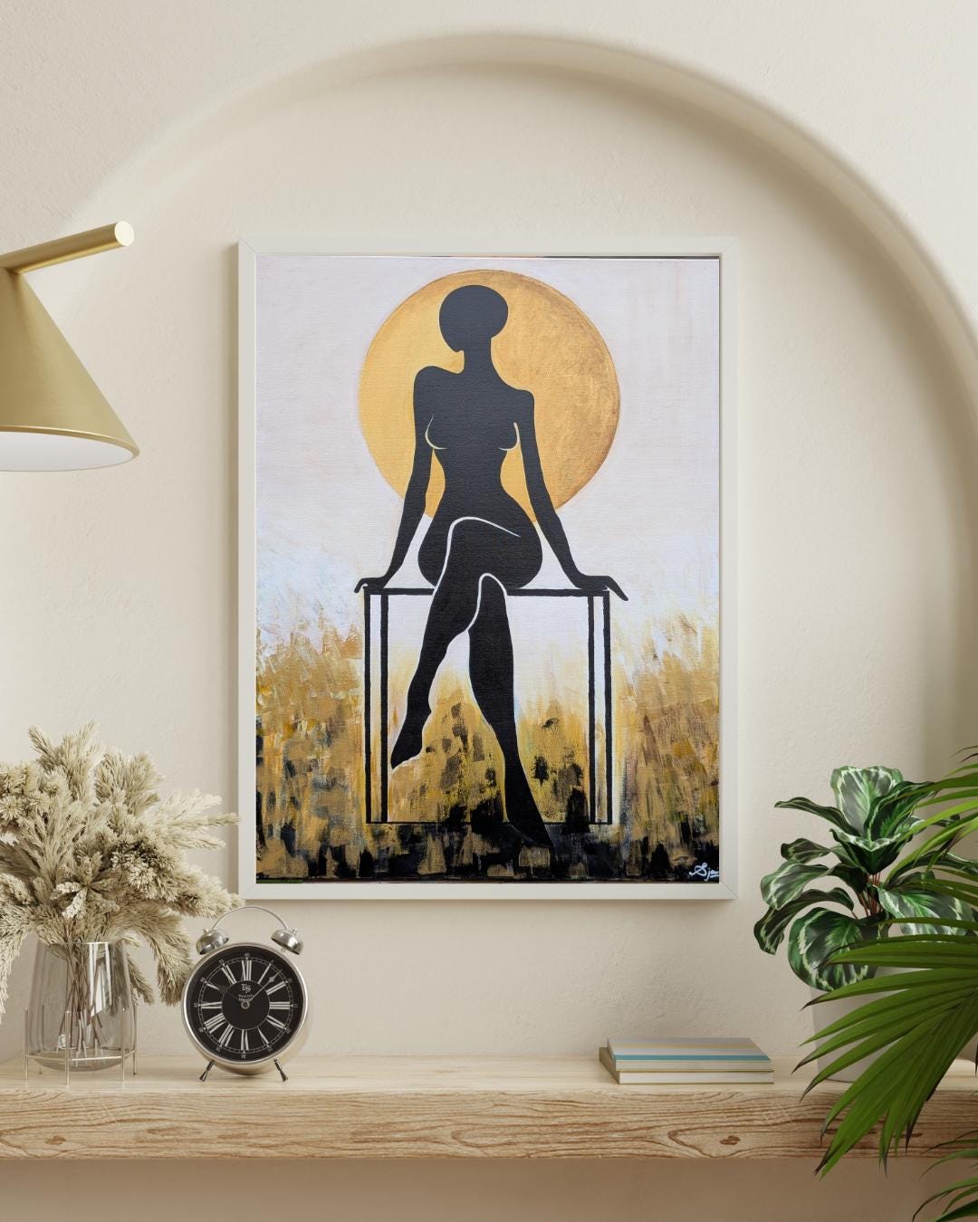 Elegant Silhouette Art on Canvas 3