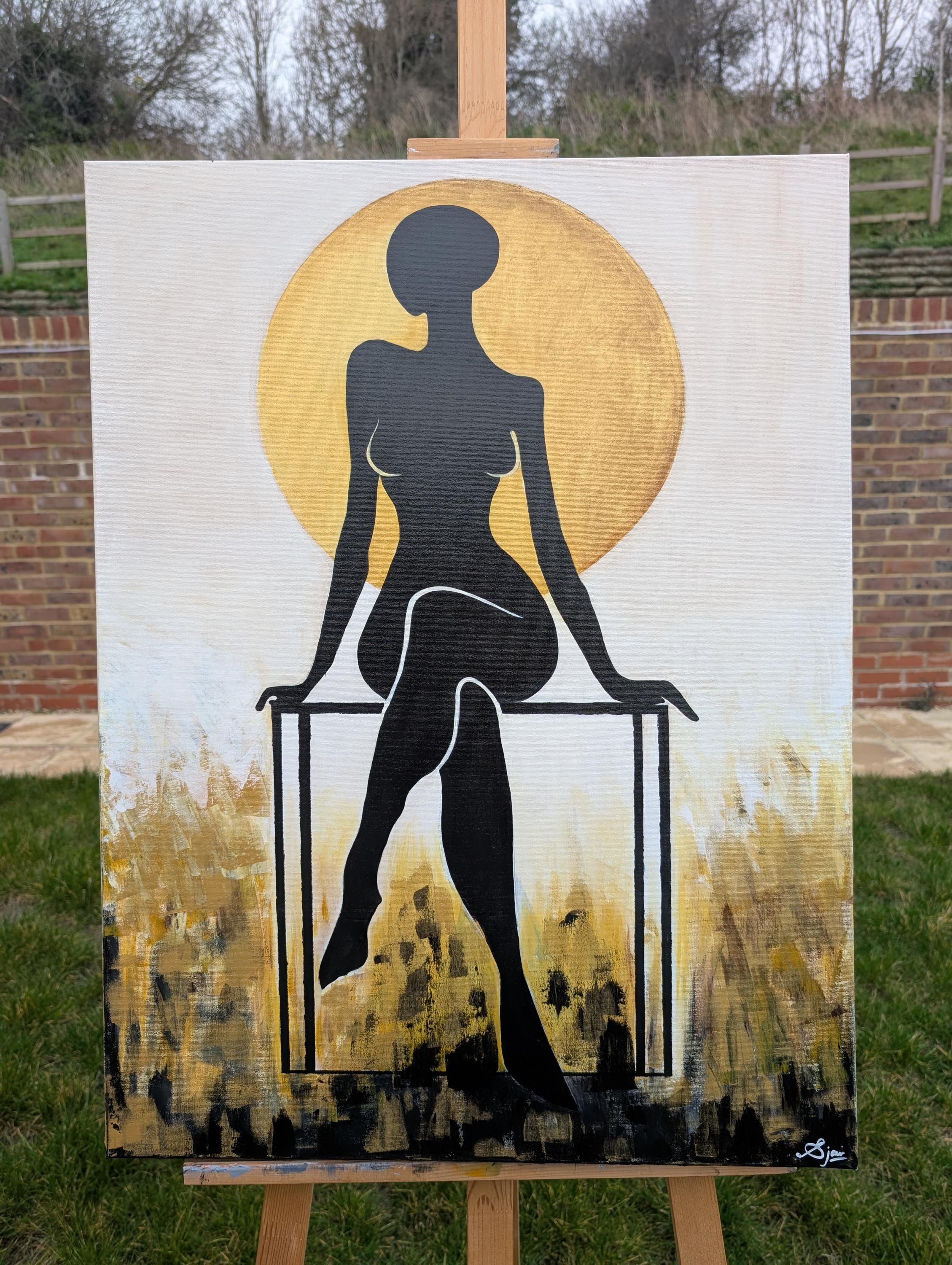 Elegant Silhouette Art on Canvas 6