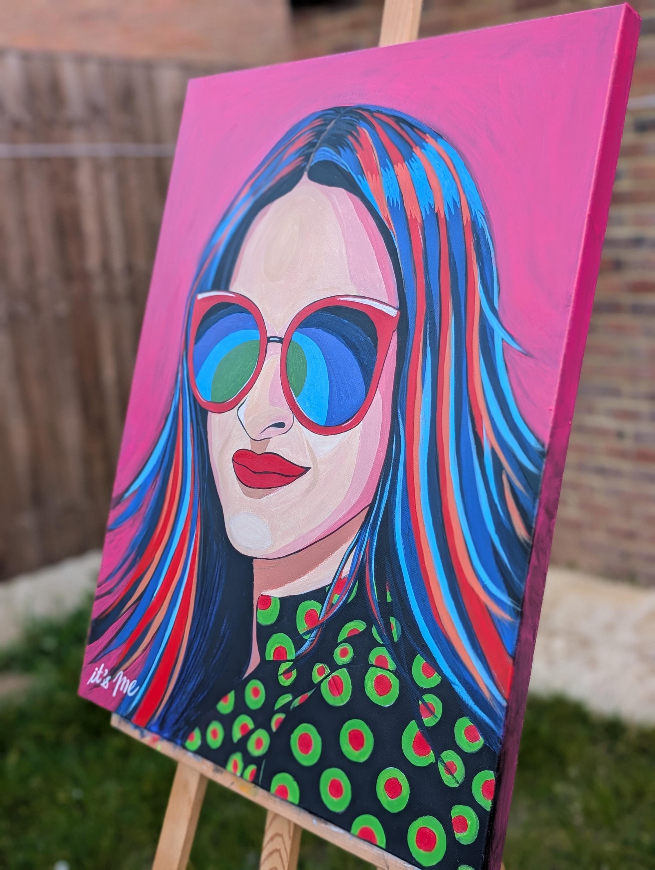 Vibrant Pop Art Portrait  3
