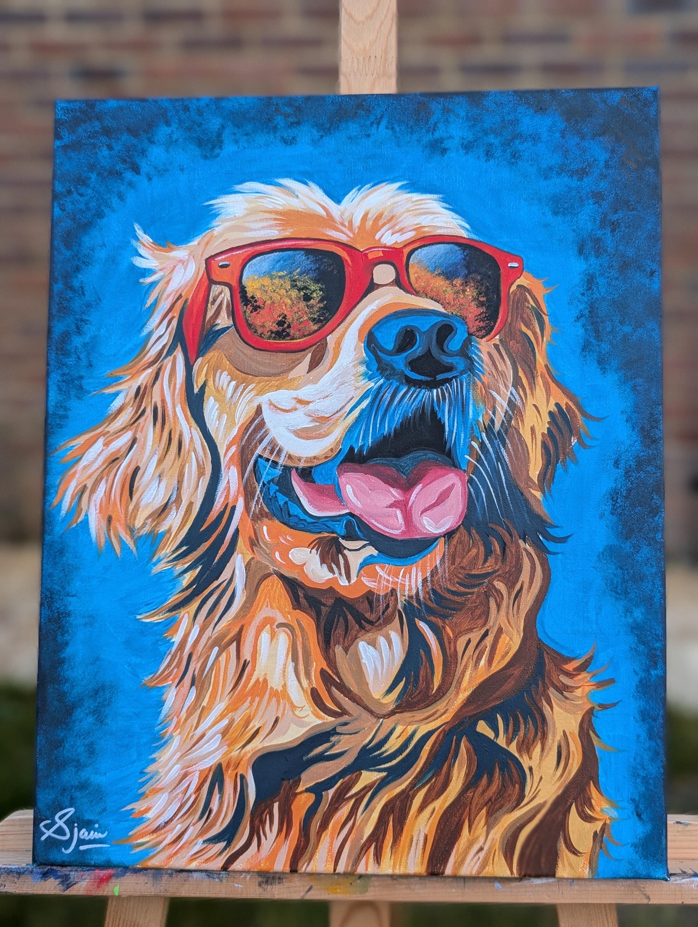 Colorful Canine Art