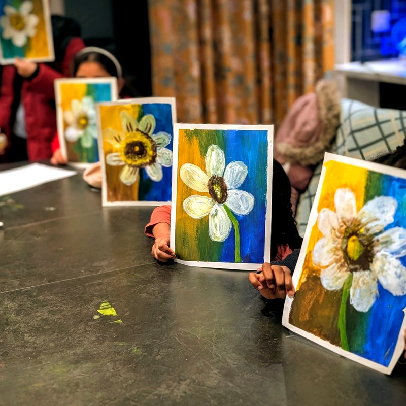 Daisy Flower Paintings