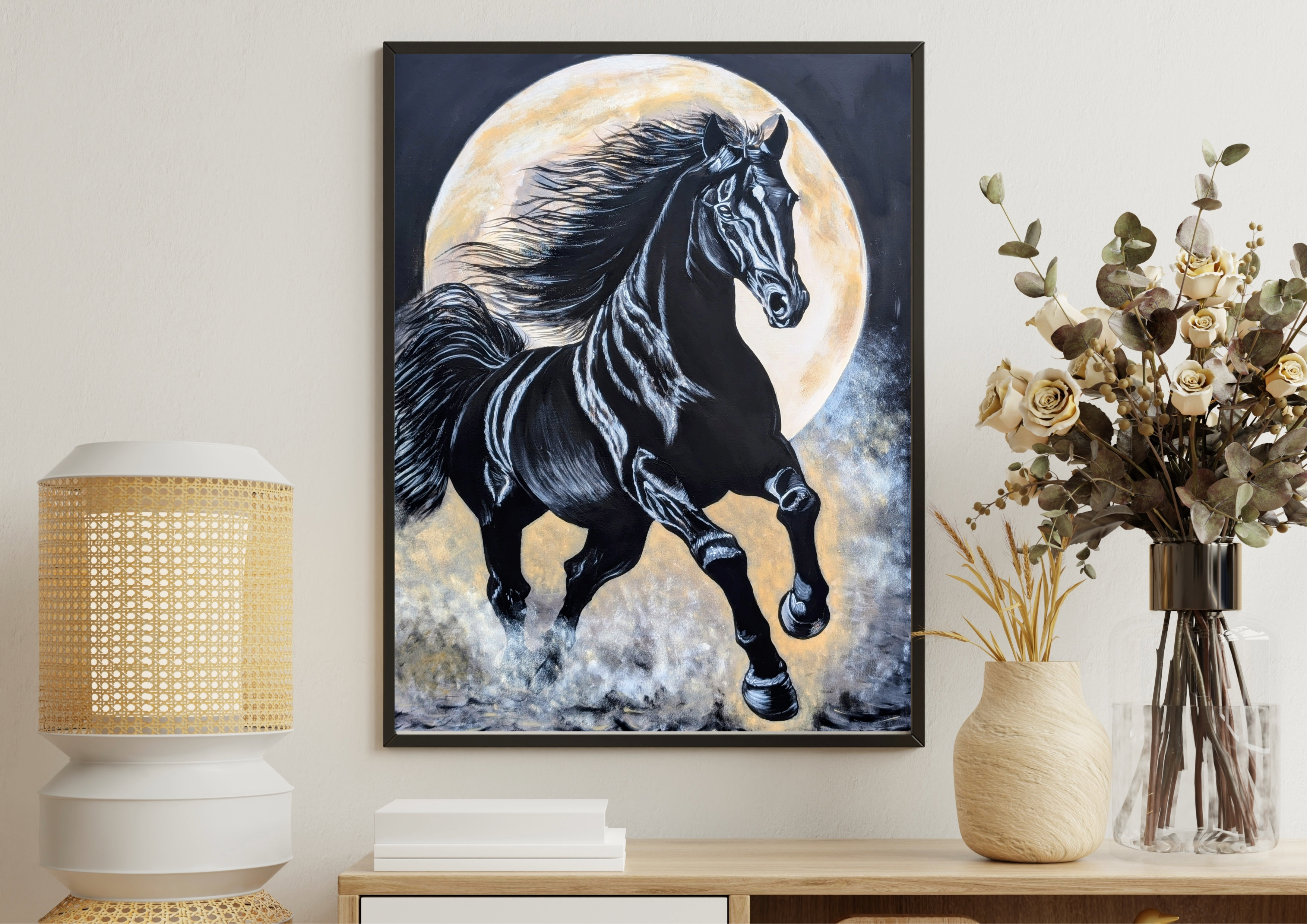 Running Black Horse 5