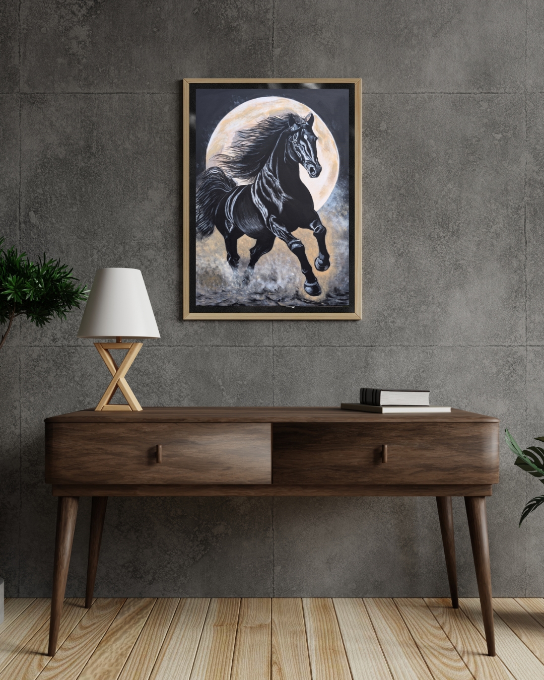 Running Black Horse 6